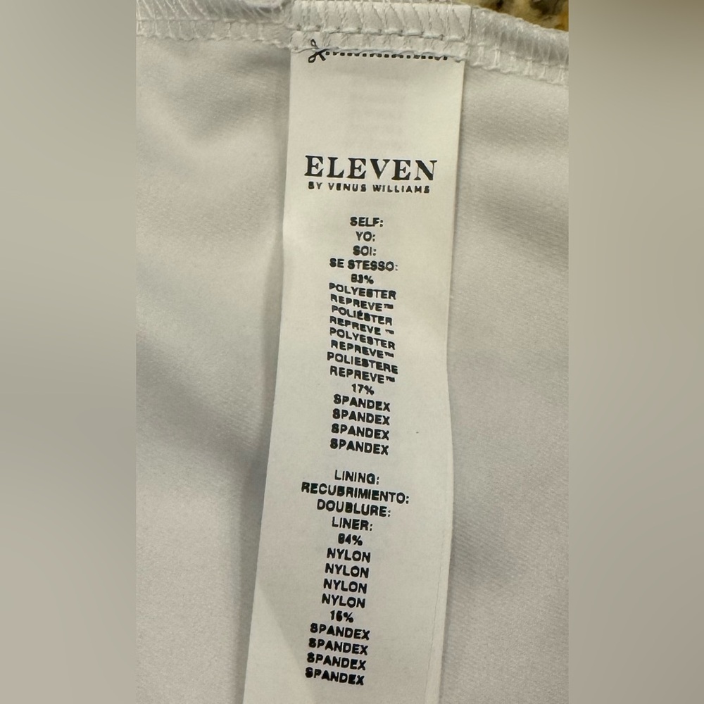 EleVen by Venus Williams Tri-Tone Mini Dress - Light Blue, Navy, and White - Picture 8 of 10